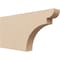 Ekena Millwork 2in. W x 8in. H x 16in. L Yorktown Woodgrain TimberThane Rafter Tail, Primed Tan RFTUR02X08X16YORRCPR - alternate 1